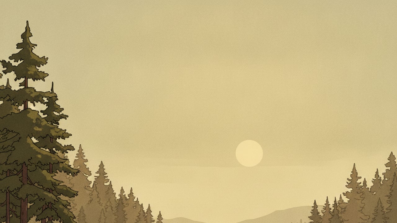 Cel-shaded illustration of Lake Ozark