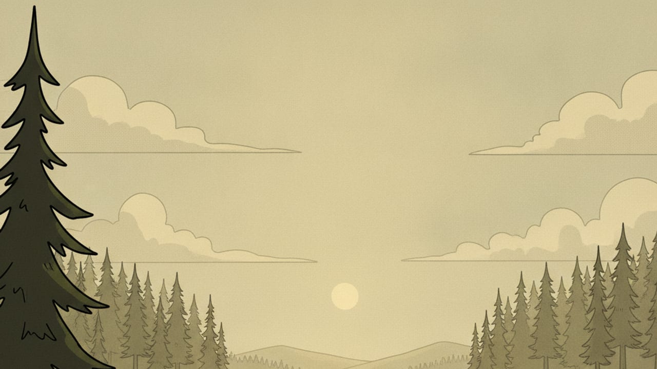 Cel-shaded illustration of Drumheller