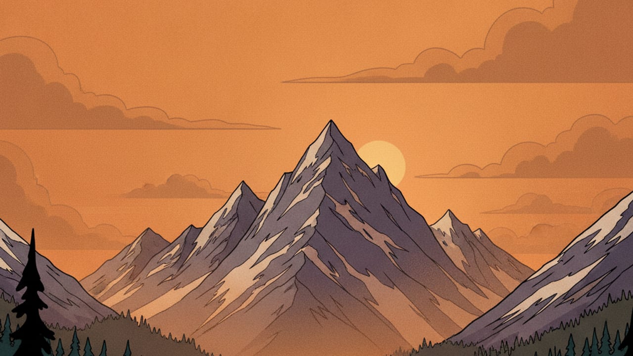 Cel-shaded illustration of Rossland