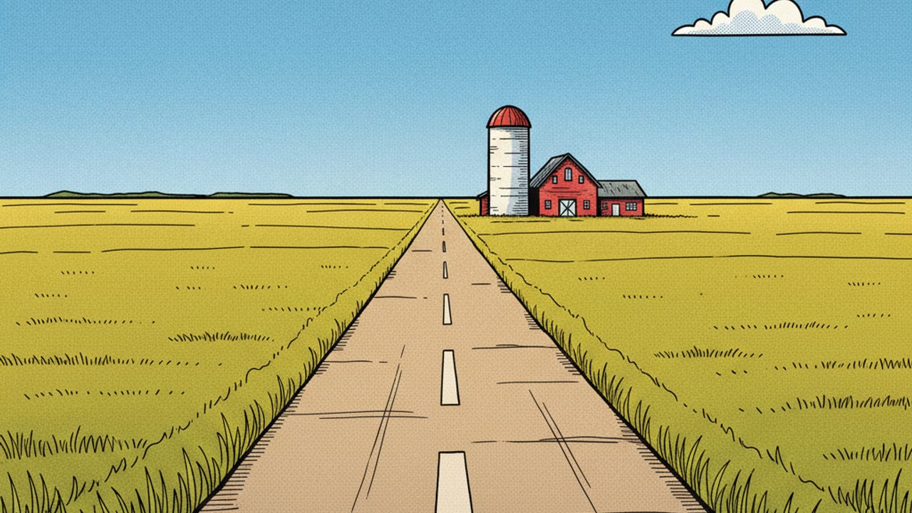 Cel-shaded illustration of Moose Jaw