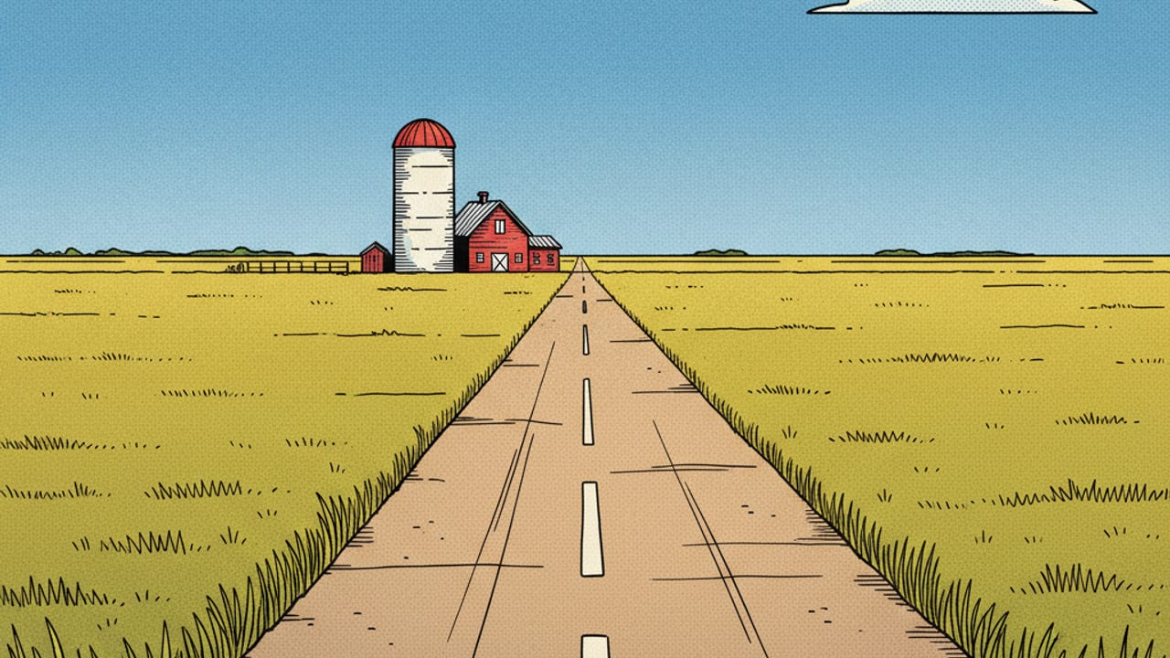 Cel-shaded illustration of Elkwater